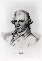Portrait of Franz Joseph Haydn (1732-1809) Austrian Composer